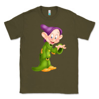 Army Green dopey Classic Tee - linhVisuals