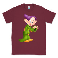 Burgundy dopey Classic Tee - linhVisuals