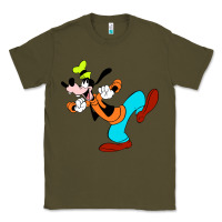 Army Green goofy Classic Tee - linhVisuals
