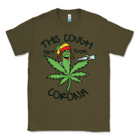 Army Green Funny Weed Leaf Classic Tee - linhVisuals