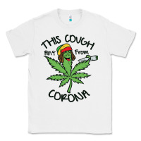 White Funny Weed Leaf Classic Tee - linhVisuals