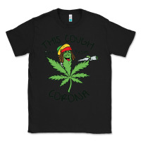 Black Funny Weed Leaf Classic Tee - linhVisuals
