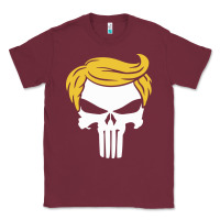 Burgundy trump skull Classic Tee - linhVisuals