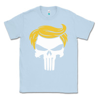 Dusty Blue trump skull Classic Tee - linhVisuals