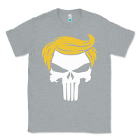Heather Grey trump skull Classic Tee - linhVisuals