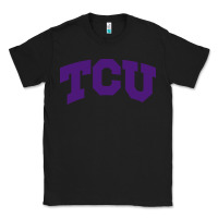 Black Texas Christian University Classic Tee - linhVisuals