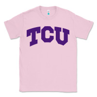 Bubblegum Pink Texas Christian University Classic Tee - linhVisuals