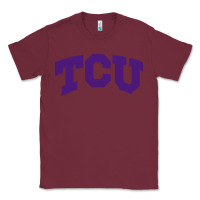 Burgundy Texas Christian University Classic Tee - linhVisuals