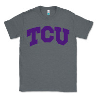 Charcoal Heather Texas Christian University Classic Tee - linhVisuals