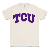 Natural Texas Christian University Classic Tee - linhVisuals
