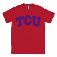 Red Texas Christian University Classic Tee - linhVisuals