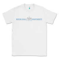White Seton Hall University Classic Tee - linhVisuals
