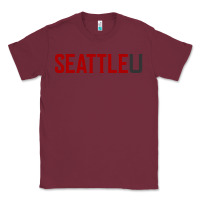 Burgundy Seattle University Classic Tee - linhVisuals