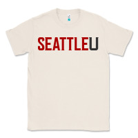 Natural Seattle University Classic Tee - linhVisuals