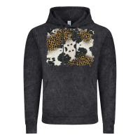 Vintage Black black and white cowhide background Vintage Hoodie - BarkalooDesign