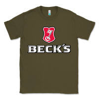 Army Green we all are beck Classic Tee - linhVisuals
