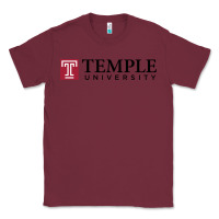 Burgundy Temple University Classic Tee - linhVisuals