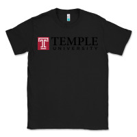 Black Temple University Classic Tee - linhVisuals