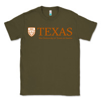 Army Green The University of Texas Austin Classic Tee - linhVisuals