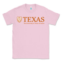 Bubblegum Pink The University of Texas Austin Classic Tee - linhVisuals