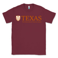Burgundy The University of Texas Austin Classic Tee - linhVisuals
