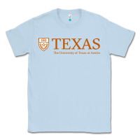 Dusty Blue The University of Texas Austin Classic Tee - linhVisuals