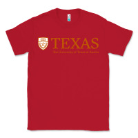 Red The University of Texas Austin Classic Tee - linhVisuals