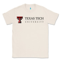 Natural Texas Tech University Classic Tee - linhVisuals