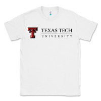 White Texas Tech University Classic Tee - linhVisuals
