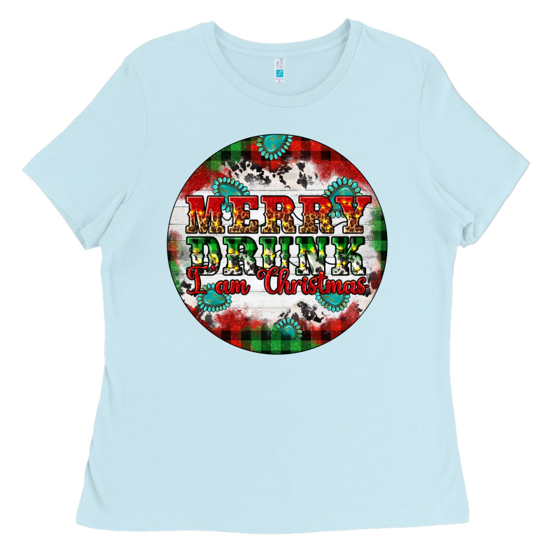 Merry Drunk I'am Christmas Ladies Tee by Artiststas | Teevron