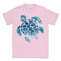 Bubblegum Pink ocean sea turtle Classic Tee - linhVisuals