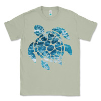 Matcha ocean sea turtle Classic Tee - linhVisuals