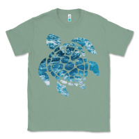 Sage ocean sea turtle Classic Tee - linhVisuals