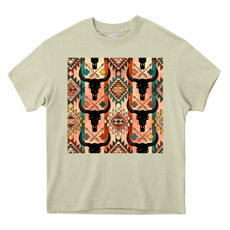 Native American Aztec Seamless Pattern 4 Heavy Core Tee by BundleAndBundleShop | Teevron