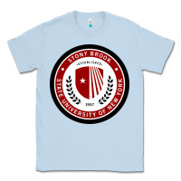 Dusty Blue Stony Brook University Classic Tee - linhVisuals
