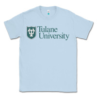 Dusty Blue Tulane University Classic Tee - linhVisuals