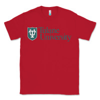 Red Tulane University Classic Tee - linhVisuals