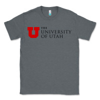 Charcoal Heather The University of Utah Classic Tee - linhVisuals
