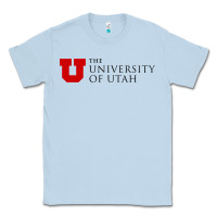 Dusty Blue The University of Utah Classic Tee - linhVisuals