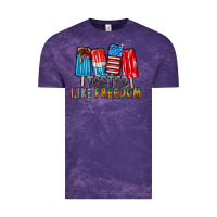 Cloud Purple tasted like freedom Vintage Tee - RacoonDesign