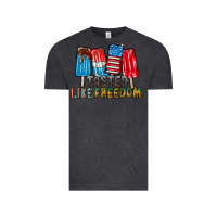 Vintage Black tasted like freedom Vintage Tee - RacoonDesign