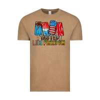 Vintage Coffee tasted like freedom Vintage Tee - RacoonDesign