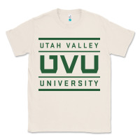 Natural Utah Valley University Classic Tee - linhVisuals