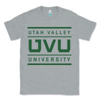 Heather Grey Utah Valley University Classic Tee - linhVisuals