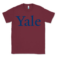 Burgundy Yale University Classic Tee - linhVisuals