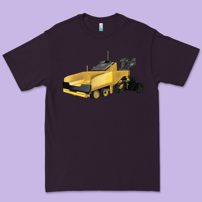 Asphalt Paver Premium Tee Designed By Lillyallendesigns