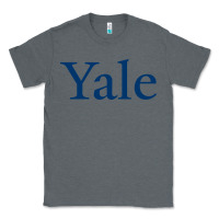 Charcoal Heather Yale University Classic Tee - linhVisuals
