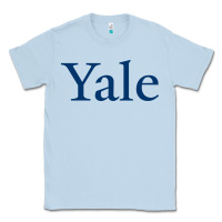 Dusty Blue Yale University Classic Tee - linhVisuals