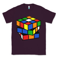 Plum rubik cube Classic Tee - linhVisuals