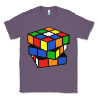 Lavender rubik cube Classic Tee - linhVisuals